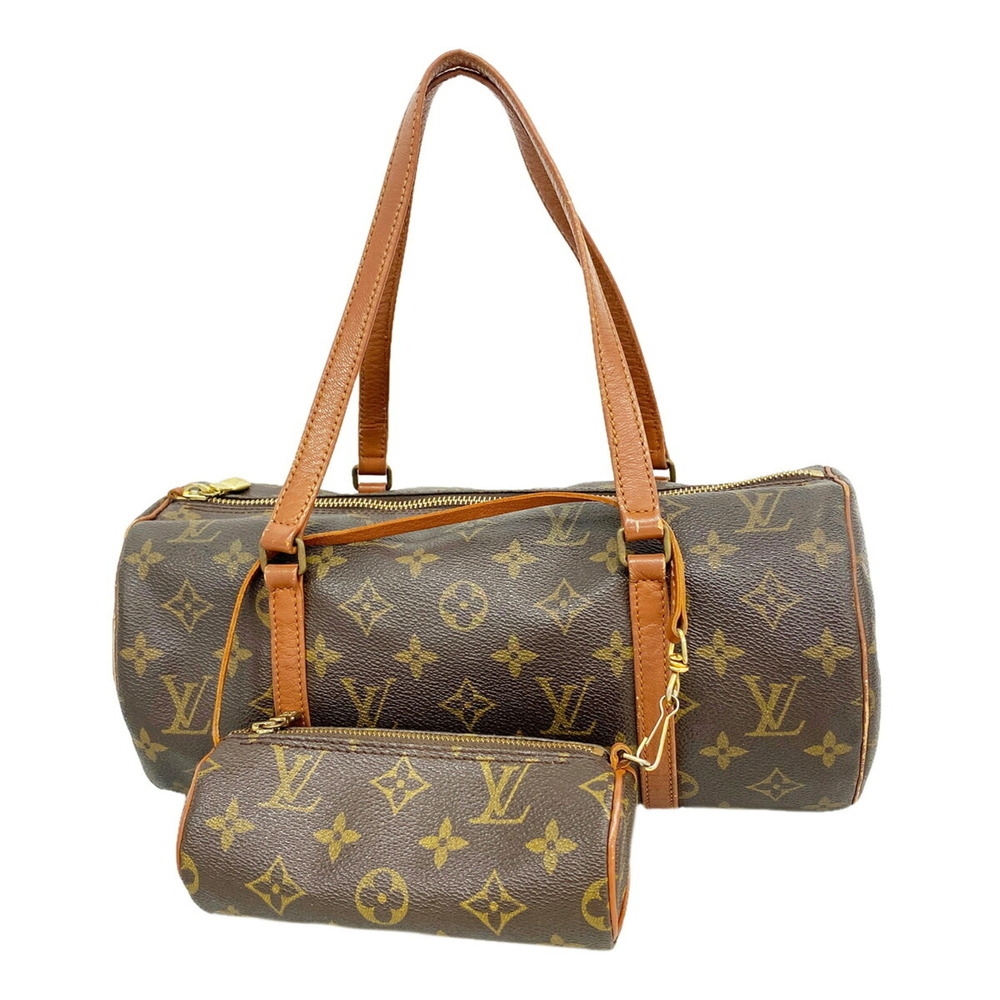 LOUIS VUITTON Authentic Brown Monogram Papillon 30 Bag